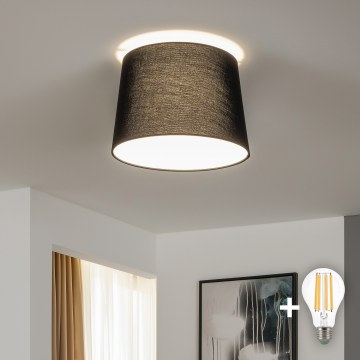 Brilagi - LED накладна люстра CERIA 1×E27/40W/230V, діаметр 30 см, чорна