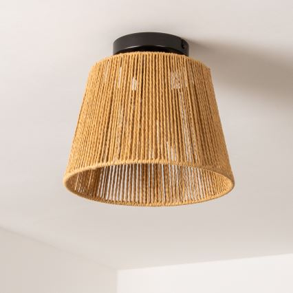 Brilagi - LED накладна люстра CERIA BOHO 1xE27/40W/230V діам. 28 см коричнева