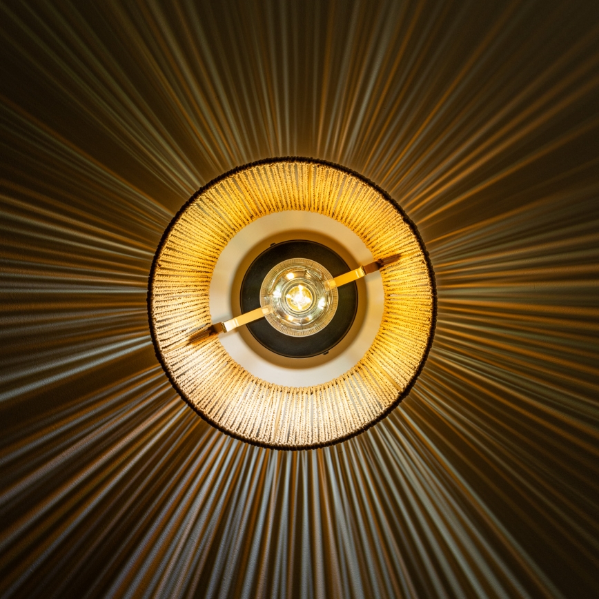 Brilagi - LED накладна люстра CERIA BOHO 1xE27/40W/230V діам. 28 см коричнева