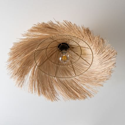 Brilagi - LED накладна люстра CERIA BOHO 1xE27/40W/230V діам. 70 см ротанг