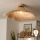 Brilagi - LED-накладна люстра CERIA BOHO, 1xE27/40W/230V, діаметр 100 см, ротанг/дуб