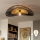 Brilagi - LED накладна люстра CERIA BOHO 1xE27/40W/230V, діаметр 50 см, чорний/коричневий/дуб