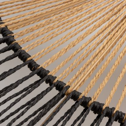 Brilagi - LED накладна люстра CERIA BOHO 1xE27/40W/230V, діаметр 50 см, чорний/коричневий/дуб