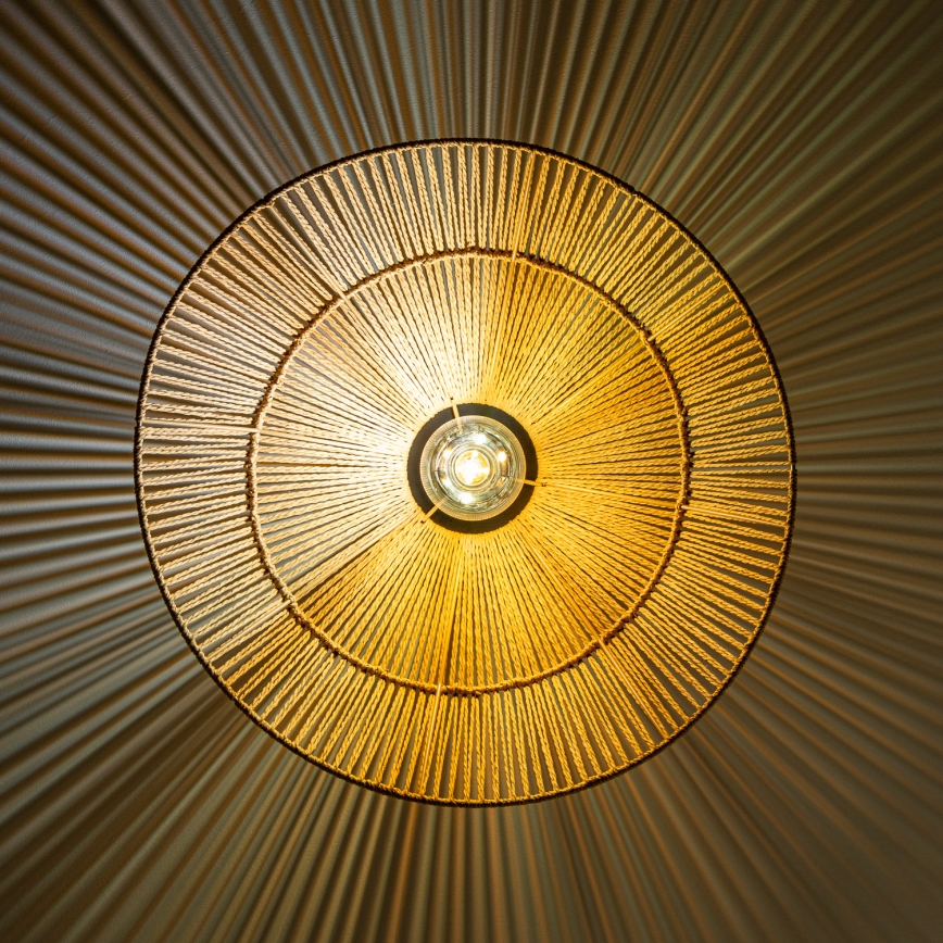 Brilagi - LED-накладна люстра CERIA BOHO 1xE27/40W/230V діаметр 50 см коричнева