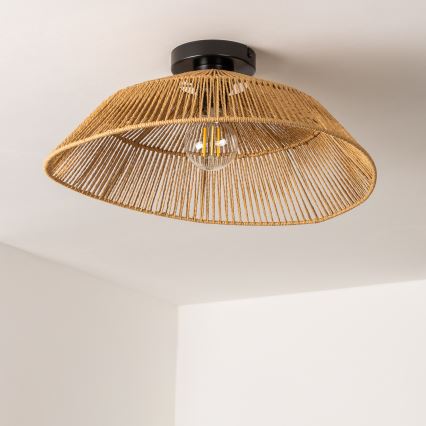 Brilagi - LED-накладна люстра CERIA BOHO 1xE27/40W/230V діаметр 50 см коричнева