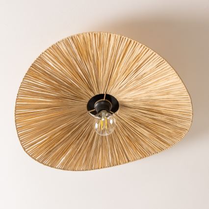 Brilagi - LED накладна люстра CERIA BOHO 1xE27/40W/230V, діаметр 60 см, з рафії