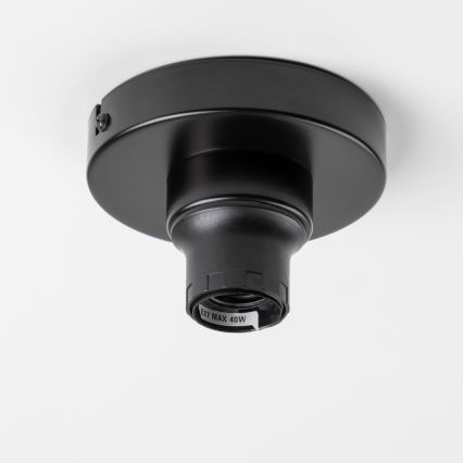 Brilagi - LED накладна люстра CERIA BOHO 1xE27/40W/230V діаметр 80 см чорна/коричнева