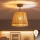 Brilagi - LED накладна люстра CERIA BOHO 1xE27/60W/230V Ø 28 см чорна/коричнева