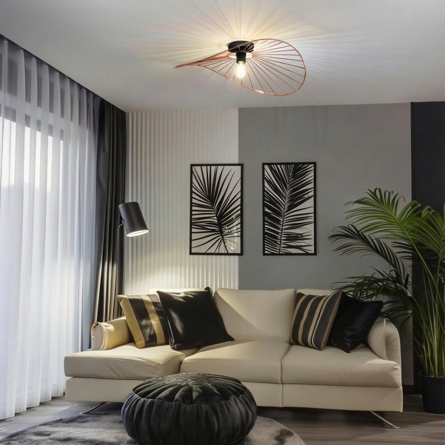Brilagi - LED накладна люстра CERIA WIRE 1xE27/40W/230V 60x80 см бронзова