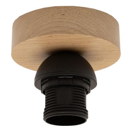 Brilagi - LED накладна люстра CERIA WIRE 1xE27/40W/230V діам. 21 см чорний/дуб