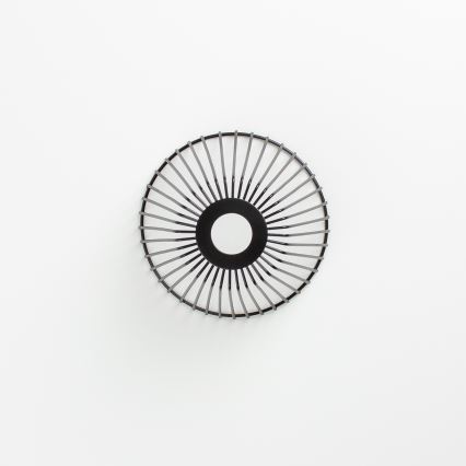 Brilagi - LED накладна люстра CERIA WIRE 1xE27/40W/230V діам. 21 см чорний/дуб