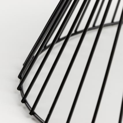 Brilagi - LED накладна люстра CERIA WIRE 1xE27/40W/230V, діам. 30 см, чорний/дуб