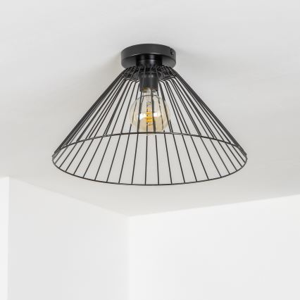 Brilagi - LED накладна люстра CERIA WIRE 1xE27/40W/230V діам. 45 см чорна