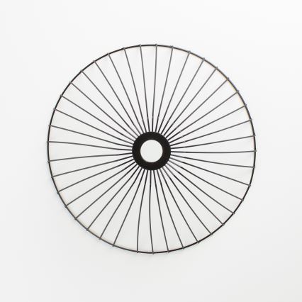 Brilagi - LED накладна люстра CERIA WIRE 1xE27/40W/230V діам. 45 см чорний/дуб