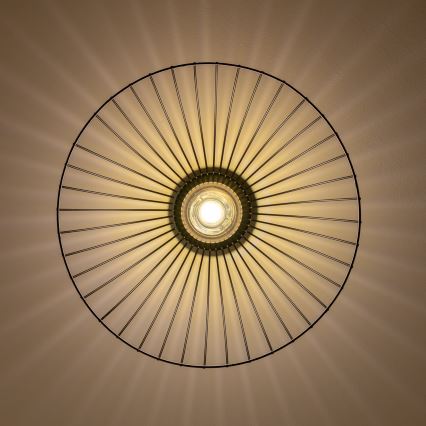 Brilagi - LED накладна люстра CERIA WIRE 1xE27/40W/230V діам. 45 см чорна