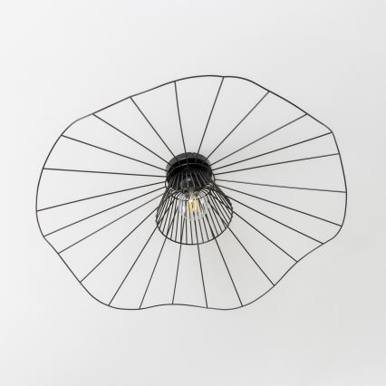 Brilagi - LED накладна люстра CERIA WIRE 1xE27/40W/230V діам. 80 см чорна