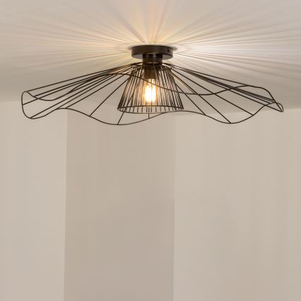 Brilagi - LED накладна люстра CERIA WIRE 1xE27/40W/230V діам. 80 см чорна
