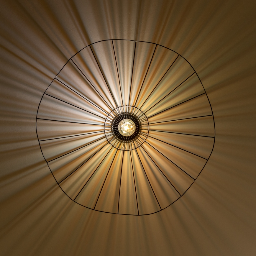 Brilagi - LED накладна люстра CERIA WIRE 1xE27/40W/230V діам. 80 см чорна