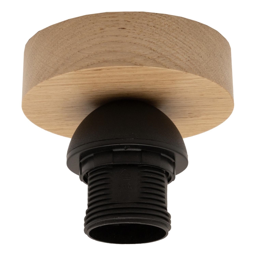 Brilagi - LED накладна люстра CERIA WIRE 1xE27/40W/230V, діаметр 60 см, чорна/дуб
