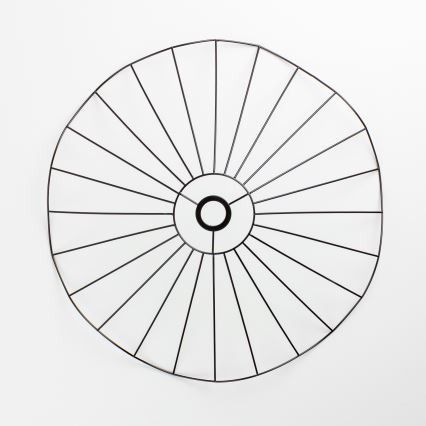 Brilagi - LED накладна люстра CERIA WIRE 1xE27/40W/230V, діаметр 60 см, чорна/дуб