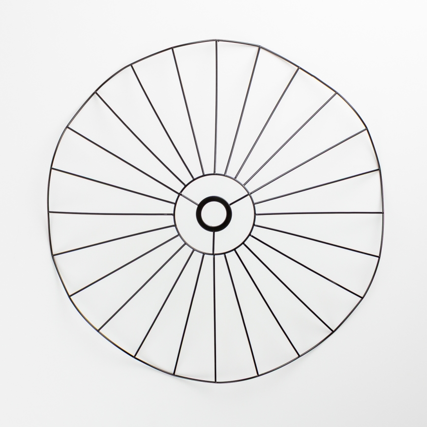 Brilagi - LED накладна люстра CERIA WIRE 1xE27/40W/230V, діаметр 60 см, чорна/дуб