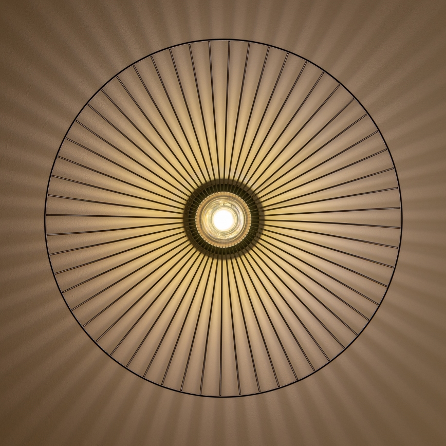 Brilagi - LED-накладна люстра CERIA WIRE 1xE27/40W/230V діаметр 60 см чорна