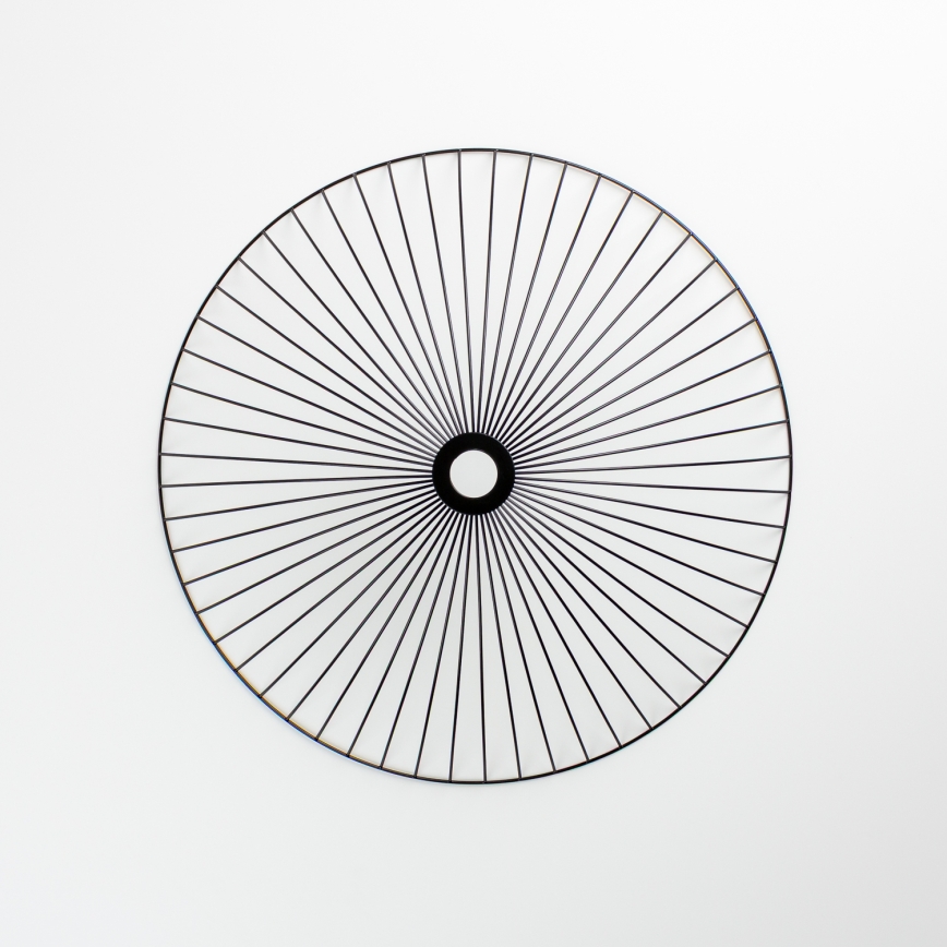 Brilagi - LED-накладна люстра CERIA WIRE 1xE27/40W/230V, діаметр 60 см, чорний/дуб