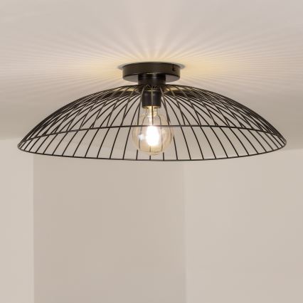Brilagi - LED-накладна люстра CERIA WIRE 1xE27/40W/230V діаметр 60 см чорна