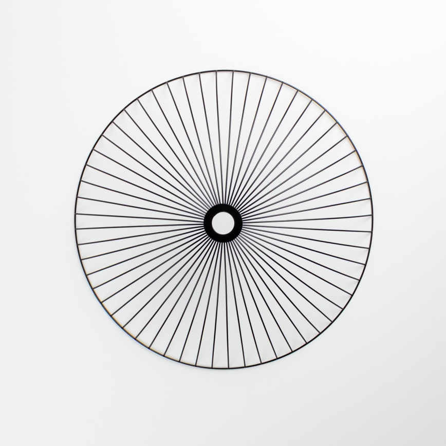 Brilagi - LED-накладна люстра CERIA WIRE 1xE27/40W/230V діаметр 60 см чорна