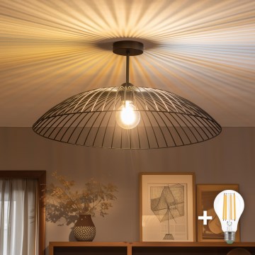 Brilagi - LED накладна люстра CERIA WIRE 1xE27/60W/230V, діаметр 60 см, чорна