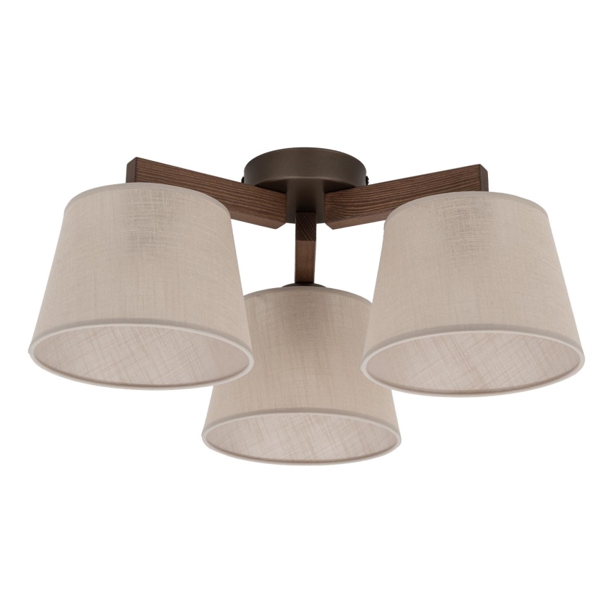BRILAGI - LED Накладна люстра LATTE 3xE27/15W/230V сосна/бежева
