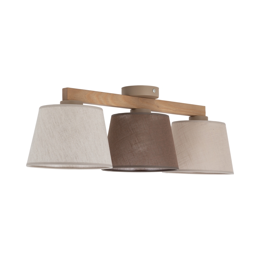 BRILAGI - LED накладна люстра LATTE 3xE27/15W/230V сосна/мікс