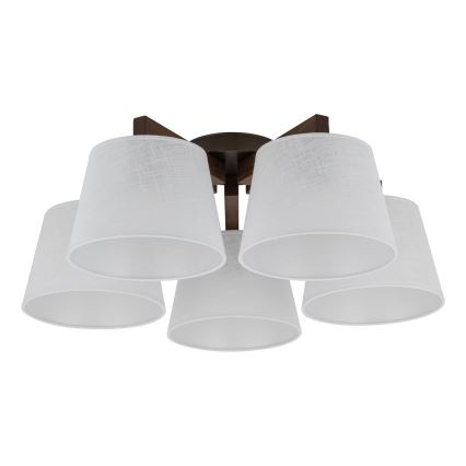 BRILAGI - LED накладна люстра LATTE 5xE27/15W/230V сосна/біла