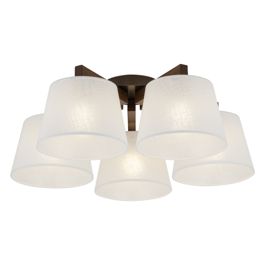 BRILAGI - LED накладна люстра LATTE 5xE27/15W/230V сосна/біла