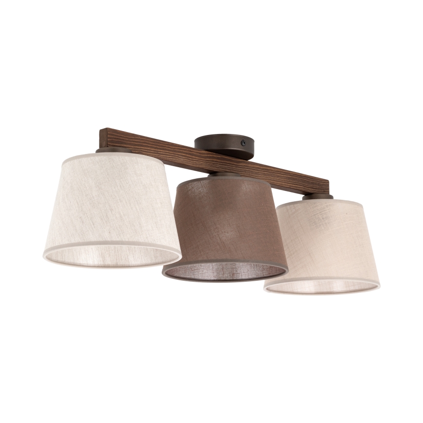 BRILAGI - LED накладна люстра LATTE SABIA 3xE27/15W/230V сосна/мікс