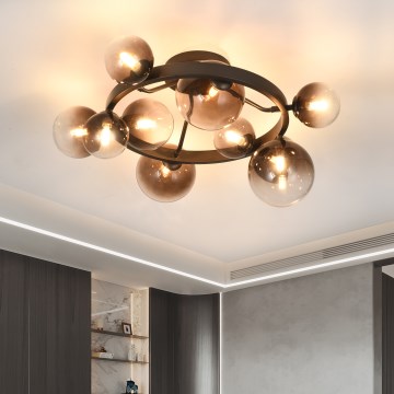 Brilagi - LED накладна люстра MILLA 10xG9/3W/230V коричнева/димчасто-коричнева