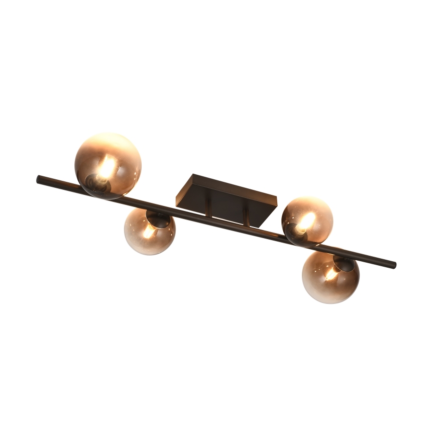 Brilagi - LED накладна люстра MILLA 4xG9/3W/230V коричнева/димчасто-коричнева