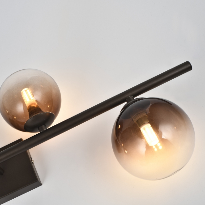 Brilagi - LED накладна люстра MILLA 4xG9/3W/230V коричнева/димчасто-коричнева