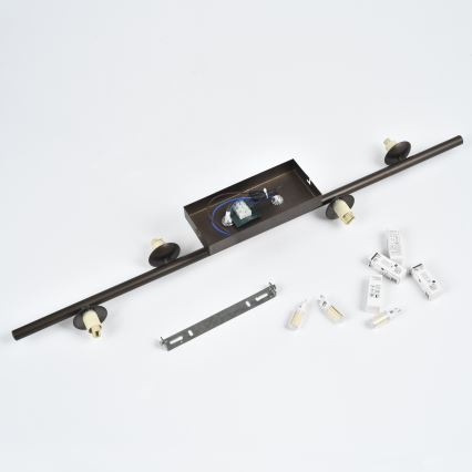 Brilagi - LED накладна люстра MILLA 4xG9/3W/230V коричнева/димчасто-коричнева