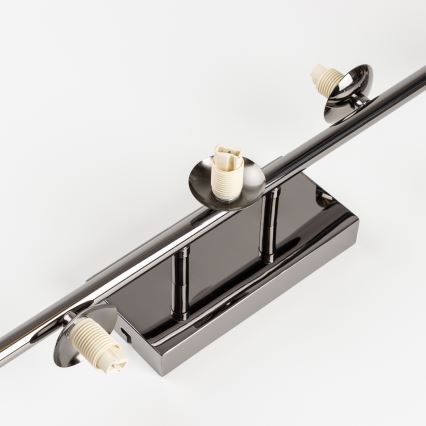 Brilagi - LED накладна люстра MILLA 7xG9/3W/230V чорний хром/димчасте