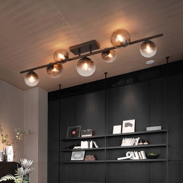 Brilagi - LED-накладна люстра MILLA 7xG9/3W/230V коричнева/димчасто-коричнева