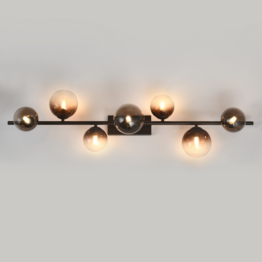 BRILAGI - LED-накладна люстра MILLA 7xG9/3W/230V коричнева/димчасто-коричнева