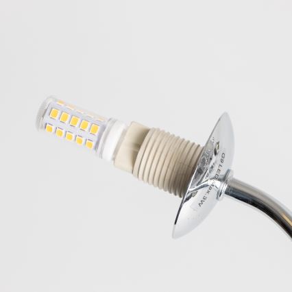 Brilagi - LED накладна люстра MISTEL 15xG9/3W/230V чорний хром/димчаста