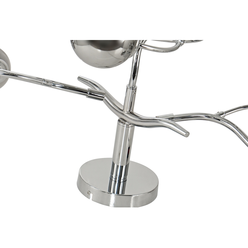 Brilagi - LED накладна люстра MISTEL 9xG9/3W/230V чорний хром/димчастий