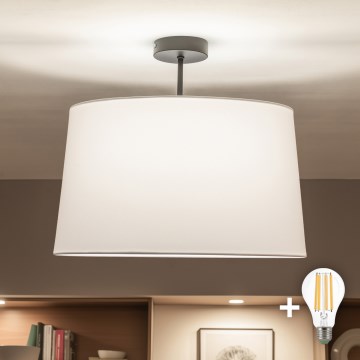 Brilagi - LED накладна стельова люстра CERIA 1xE27/60W/230V, діаметр 45 см, чорна/біла