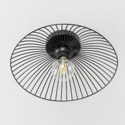 Brilagi - LED накладна стельова люстра CERIA WIRE 1xE27/40W/230V діам. 26 см чорна