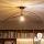Brilagi - LED накладна стельова люстра CERIA WIRE 1xE27/60W/230V 60x80 см чорна/бронзова