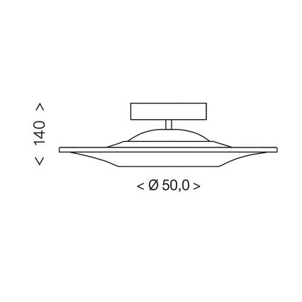 Brilagi - LED накладна стельова люстра VERANO LED/15W/230V