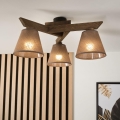 Brilagi - LED Накладная люстра ANTHONY 3xE14/40W/230V дуб орех/коричневый