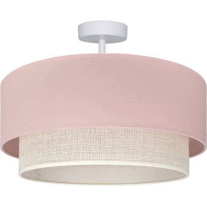 Brilagi - LED накладная люстра BOHO BOBO 1xE27/60W/230V Ø 40 см розовый/кремовый